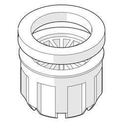 Hansa Luftsprudler, M22/24, Niederdruck, 59901553... HANSA-59901553 4015474124363 (Abb. 1)