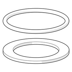 Hansa Dichtungen 48x33,5x2mm, 59902283... HANSA-59902283 4015474079540 (Abb. 1)