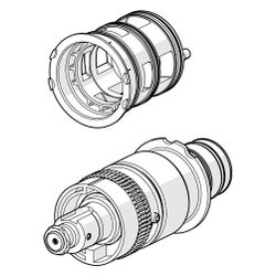 Hansa Thermostatkartusche, 1/2", 59904501... HANSA-59904501 4015474165267 (Abb. 1)