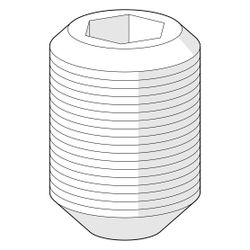 Hansa Schraube, Anschlussgröße M5x8, Schlüsselweite 2,5, 59904755... HANSA-59904755 4015474170513 (Abb. 1)