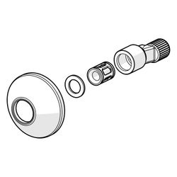 Hansa S-Anschluss, G 3/4" x G 1/2", Chrom, 59904793... HANSA-59904793 4015474171107 (Abb. 1)