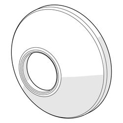 Hansa Rosette für Wasserhahn, Chrom, 59904796... HANSA-59904796 4015474171138 (Abb. 1)