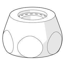 Hansa Überwurfmutter G 3/8", D 8mm, 59904969... HANSA-59904969 4015474184268 (Abb. 1)