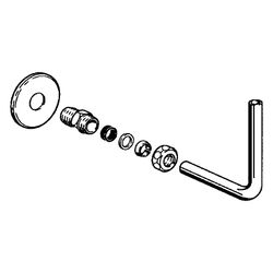 Hansa Rohr für Wasserhahn, Länge 210mm, 59905126... HANSA-59905126 4015474191495 (Abb. 1)