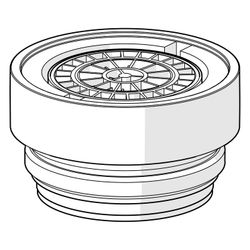 Hansa Luftsprudler, M24x1, 59905721... HANSA-59905721 4015474230866 (Abb. 1)