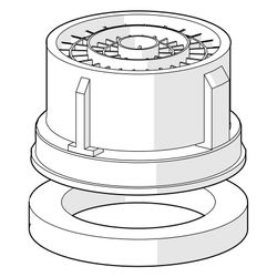 Hansa Luftsprudler, M22/M24, 59905901... HANSA-59905901 4015474245686 (Abb. 1)