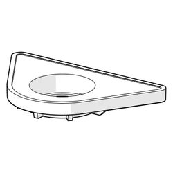 Hansa PVC-Befestigungsplatte, 59910008... HANSA-59910008 4015474476264 (Abb. 1)