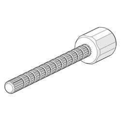Hansa Spindel M4, komplett lang, 59910379... HANSA-59910379 4015474829183 (Abb. 1)