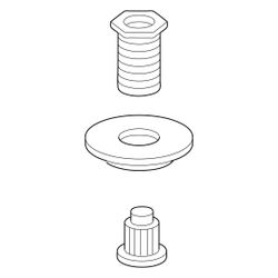 Hansa Adapter für Unterputz-Einbaukörper, 59911033... HANSA-59911033 4015474890220 (Abb. 1)