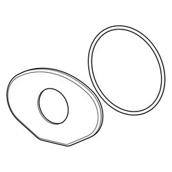 Hansa Rosette für Wasserhahn, Chrom, 59911328... HANSA-59911328 4015474935396 (Abb. 1)