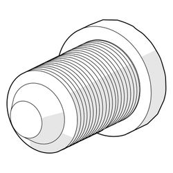 Hansa Schraube, Anschlussgröße M6x10, 2,5, 59911435... HANSA-59911435 4015474963573 (Abb. 1)