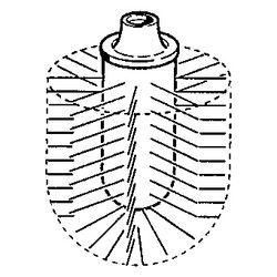Hansa Ersatz-Bürstenkopf M12, 59911637... HANSA-59911637 4015474973008 (Abb. 1)