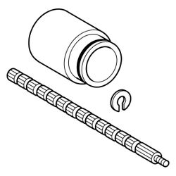 Hansa Verlängerungssatz, 70,5-105,5mm, Chrom, 59911653... HANSA-59911653 4015474022294 (Abb. 1)
