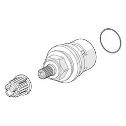 Hansa Oberteil G 3/4" mit keramischen Dichtscheiben zur Wassermengeneinstellung für ein... HANSA-59912164 4015474057142 (Abb. 1)