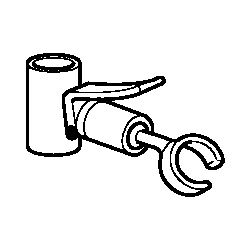 Hansa Schieber für Wasserhahn, Chrom, 59912224... HANSA-59912224 4015474060524 (Abb. 1)