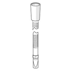 Hansa Brauseschlauch, Länge 175cm, M12x1, 1/2", Chrom, 59912281... HANSA-59912281 4015474063631 (Abb. 1)