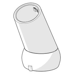 Hansa Halter für Unterputz-Einbaukörper, Chrom, 59912282... HANSA-59912282 4015474063648 (Abb. 1)