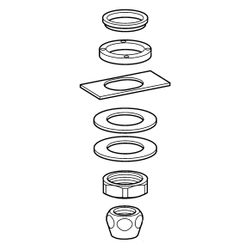 Hansa Befestigungssatz für Wasserhahn, 59912335... HANSA-59912335 4015474066373 (Abb. 1)