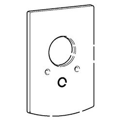 Hansa Rosette für Unterputz-Einbaukörper, Chrom, 59912507... HANSA-59912507 4015474072800 (Abb. 1)