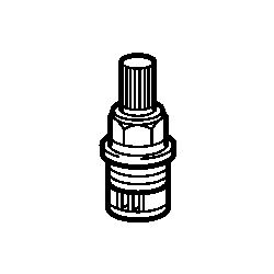 Hansa Oberteil G 1/2", 90 Grad, ab 2004, 59912626... HANSA-59912626 4015474084087 (Abb. 1)