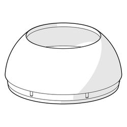 Hansa Abdeckkappe für Wasserhahn, Chrom, 59912638... HANSA-59912638 4015474084988 (Abb. 1)