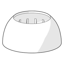 Hansa Abdeckkappe für Wasserhahn, Chrom, 59912647... HANSA-59912647 4015474085343 (Abb. 1)