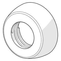 Hansa Rosette für Wasserhahn, Chrom, 59912652... HANSA-59912652 4015474085435 (Abb. 1)