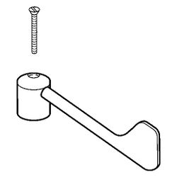 Hansa Tempra Armaturen-Bedienhebel lang, ab 2004, Chrom, 59912715... HANSA-59912715 4015474096080 (Abb. 1)