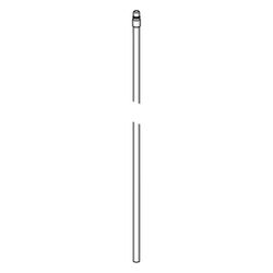 Hansa Rohr, M8x1, Länge 560mm, 59912806... HANSA-59912806 4015474120228 (Abb. 1)