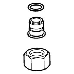 Hansa Minimat Anschlussnippel 59912848 G3/8 Chrom... HANSA-59912848 4015474121812 (Abb. 1)