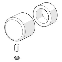 Hansa Knopf für Unterputz-Einbaukörper, Chrom, 59912871... HANSA-59912871 4015474122246 (Abb. 1)