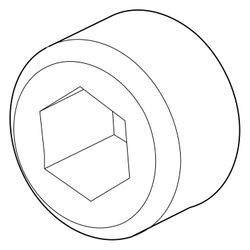 Hansa Schraube, Anschlussgröße M6x5, Schlüsselweite 3, 59912916... HANSA-59912916 4015474129139 (Abb. 1)
