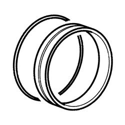 Hansa Ring für Unterputz-Einbaukörper, 59912989... HANSA-59912989 4015474131484 (Abb. 1)