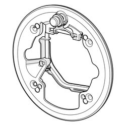Hansa PVC-Befestigungsplatte, 59913048... HANSA-59913048 4015474137134 (Abb. 1)