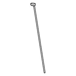 Hansa Zugstange mit Knopf, Chrom, 59913067... HANSA-59913067 4015474147621 (Abb. 1)