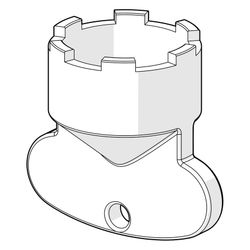 Hansa Schlüssel für Luftsprudler, M24x1, 59913134... HANSA-59913134 4015474160347 (Abb. 1)
