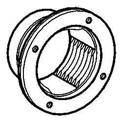 Hansa Halter für Unterputz-Einbaukörper, 59913171... HANSA-59913171 4015474162785 (Abb. 1)
