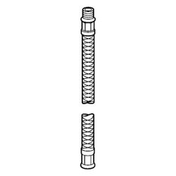 Hansa Schlauch, M10x1/M14x1, Länge 80cm, 59913252... HANSA-59913252 4015474177307 (Abb. 1)