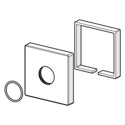 Hansa Deckplatte 75x75mm, Chrom, 59913326... HANSA-59913326 4015474200920 (Abb. 1)