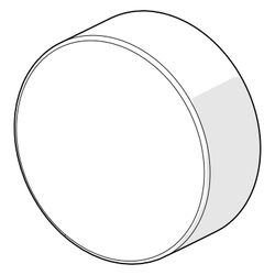 Hansa Designo Abdeckkappe, Chrom, 59913332... HANSA-59913332 4015474200708 (Abb. 1)