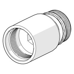 Hansa Gelenkstück M18,5x1, Chrom, 59913370... HANSA-59913370 4015474204409 (Abb. 1)