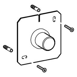Hansa PVC-Befestigungsplatte 59913424... HANSA-59913424 4015474207820 (Abb. 1)