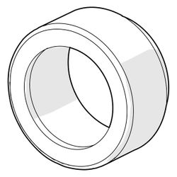 Hansa Abdeckhülse für Unterputz-Einbaukörper, Chrom, 59913434... HANSA-59913434 4015474207929 (Abb. 1)