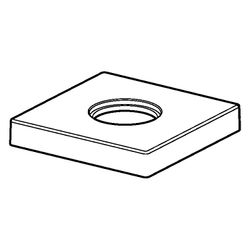 Hansa Designo Rosette 59913435 75x75mm Chrom... HANSA-59913435 4015474207936 (Abb. 1)