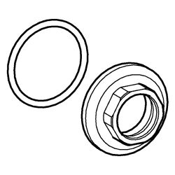 Hansa Designo Befestigungsmutter 59913442 M28x1,5, SW30... HANSA-59913442 4015474209275 (Abb. 1)
