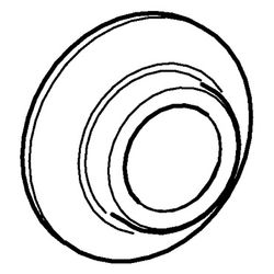 Hansa Designo Rosette 59913443 Durchmesser 55mm Chrom... HANSA-59913443 4015474209299 (Abb. 1)