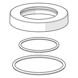 Hansa Rosette für Unterputz-Einbaukörper, Chrom, 59913450... HANSA-59913450 4015474209732 (Abb. 1)