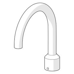 Hansa Designo Auslauf, Länge 190mm, Chrom, 59913452... HANSA-59913452 4015474209794 (Abb. 1)