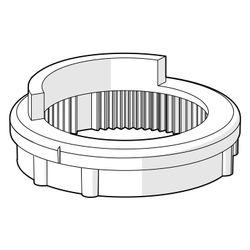 Hansa Einstellring für Unterputz-Einbaukörper, 59913466... HANSA-59913466 4015474210929 (Abb. 1)