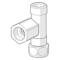 Hansa Mix T-Stück M14x1, Niederdruck, 59913480... HANSA-59913480 4015474214590 (Abb. 1)
